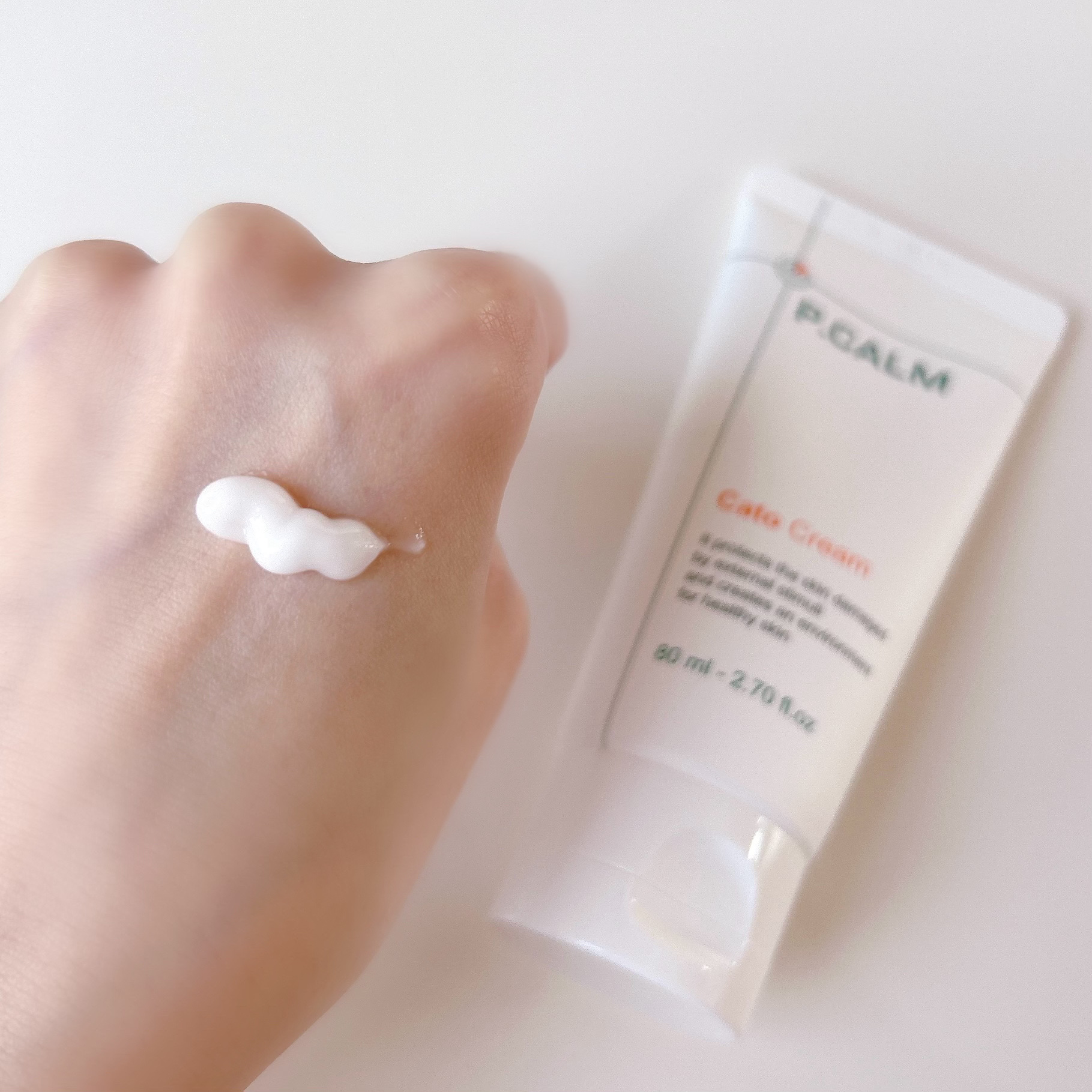 カトクリーム/P.CALM/フェイスクリームを使ったクチコミ（2枚目）