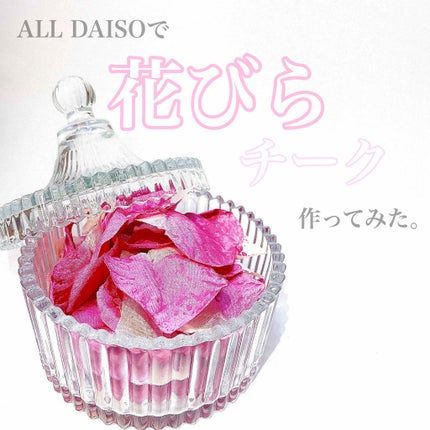 ダイソー×IT GIRL クリームチーク&リップ/DAISO/ジェル・クリームチークを使ったクチコミ(1枚目)