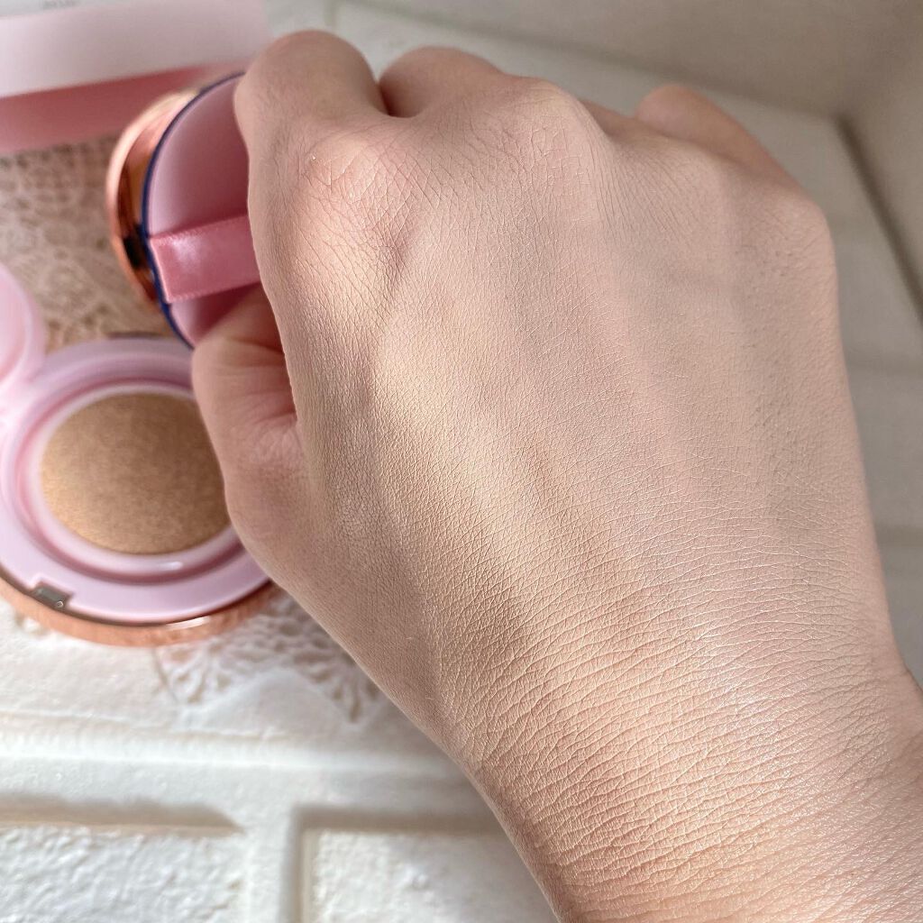 ピンクティーツリーカバークッション/APLIN/クッションファンデーションを使ったクチコミ(6枚目)