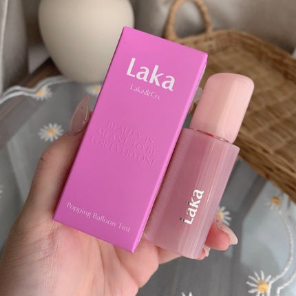 ポッピングバルーンティント/Laka/リップティントを使ったクチコミ(9枚目)