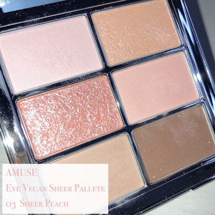 アイ ヴィーガン シアーパレット/AMUSE/アイシャドウパレットを使ったクチコミ(2枚目)