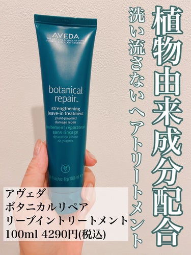 ボタニカル リペア リーブイン トリートメント/AVEDA/アウトバストリートメントを使ったクチコミ（1枚目）