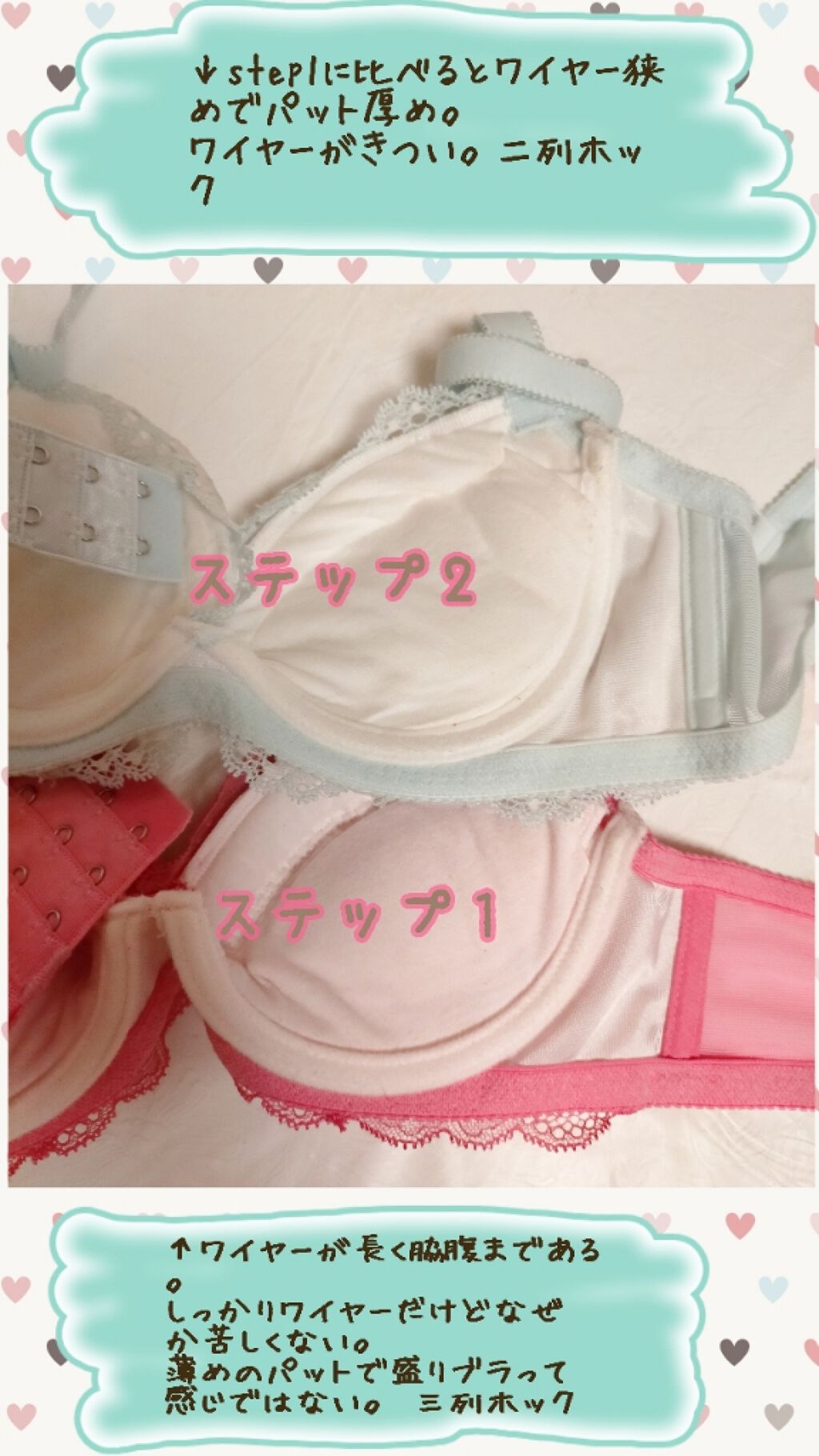 Medb on LIPS 「こんにちは𓂃𓈒🥀✯今回は育乳ブラという物を購入したので、まだ使..」(3枚目)