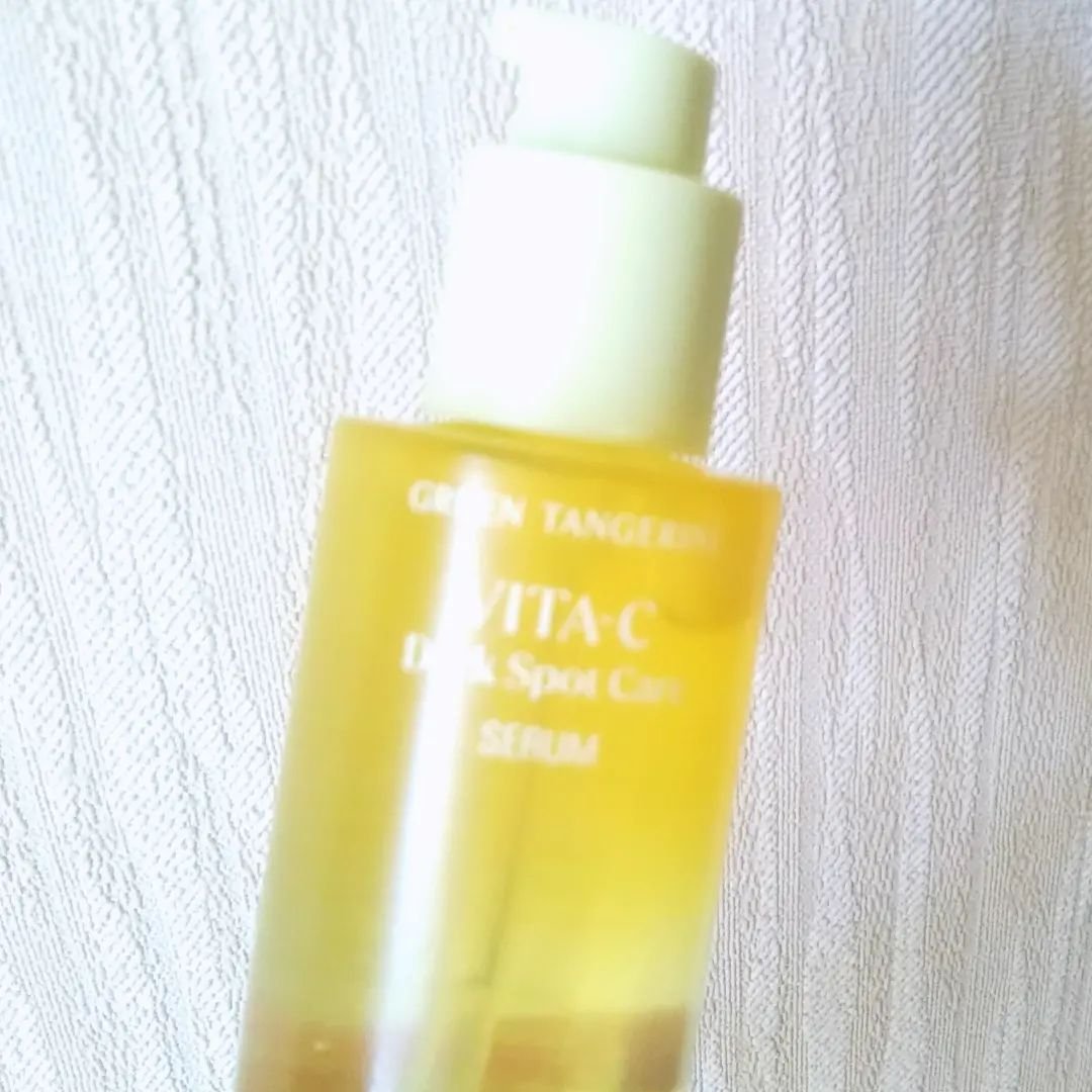 グリーンタンジェリン ビタC ダークスポットケアセラム/goodal/美容液を使ったクチコミ（3枚目）