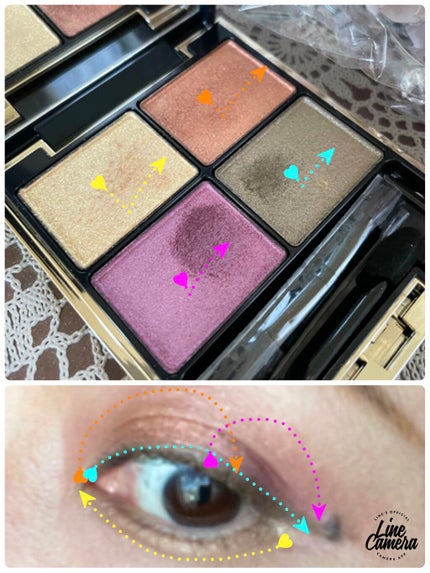 デザイニング カラー アイズ/SUQQU/アイシャドウパレットを使ったクチコミ(4枚目)