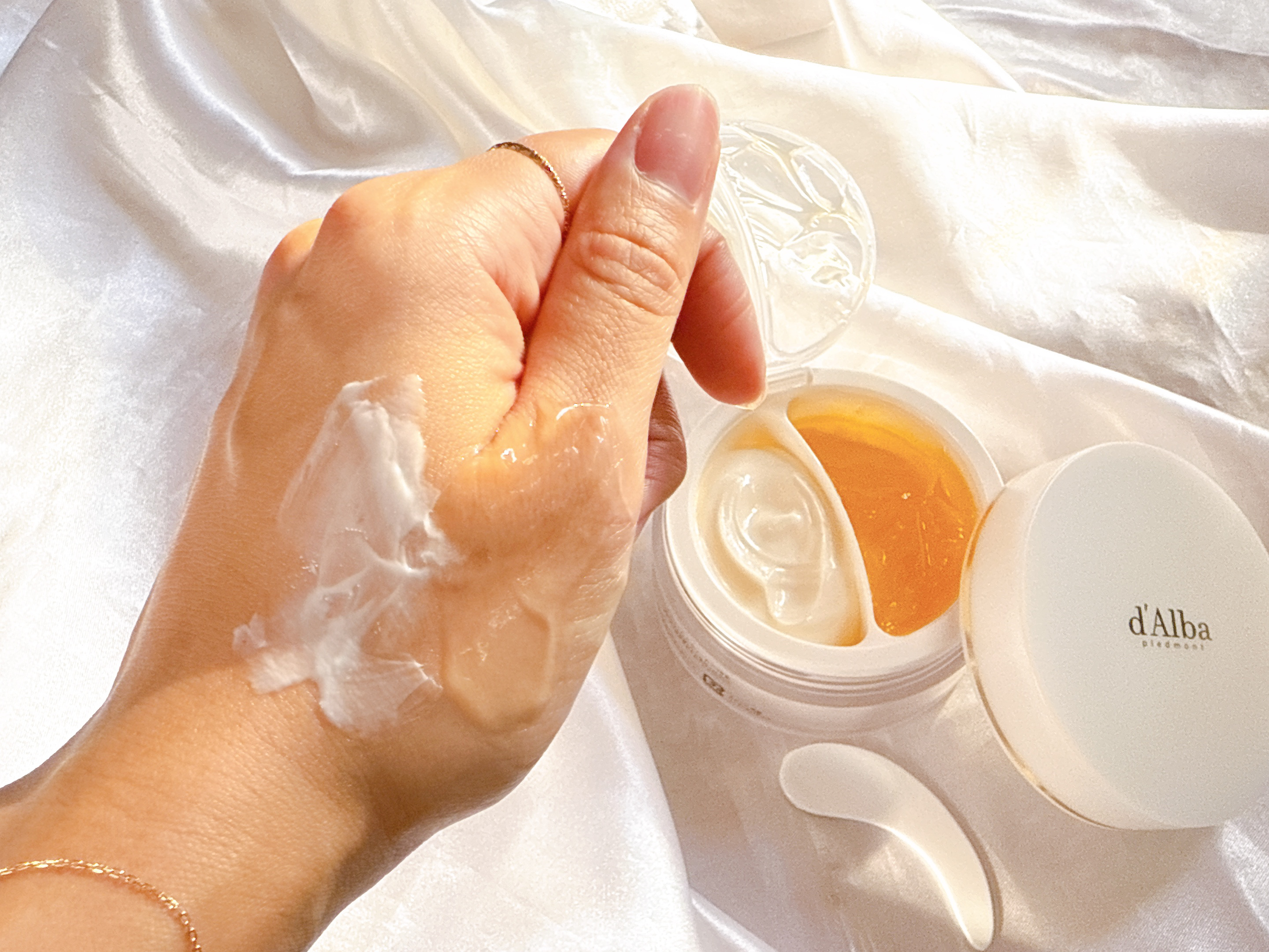 ホワイトトリュフダブルセラムアンドクリーム/ダルバ/フェイスクリームを使ったクチコミ（2枚目）