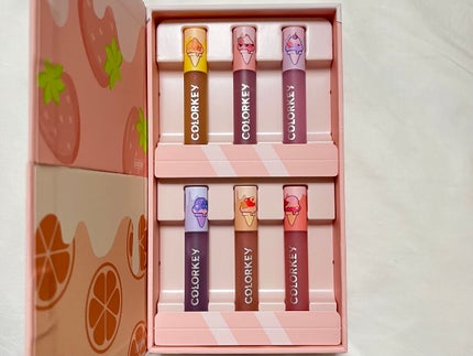 コールドスイーツ リップティント MINIリップボックス/COLORKEY/リップグロスを使ったクチコミ(1枚目)