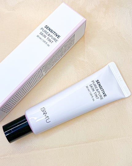 センシティブピュア&ピュアスキンティント/SAM'U/化粧下地を使ったクチコミ(7枚目)