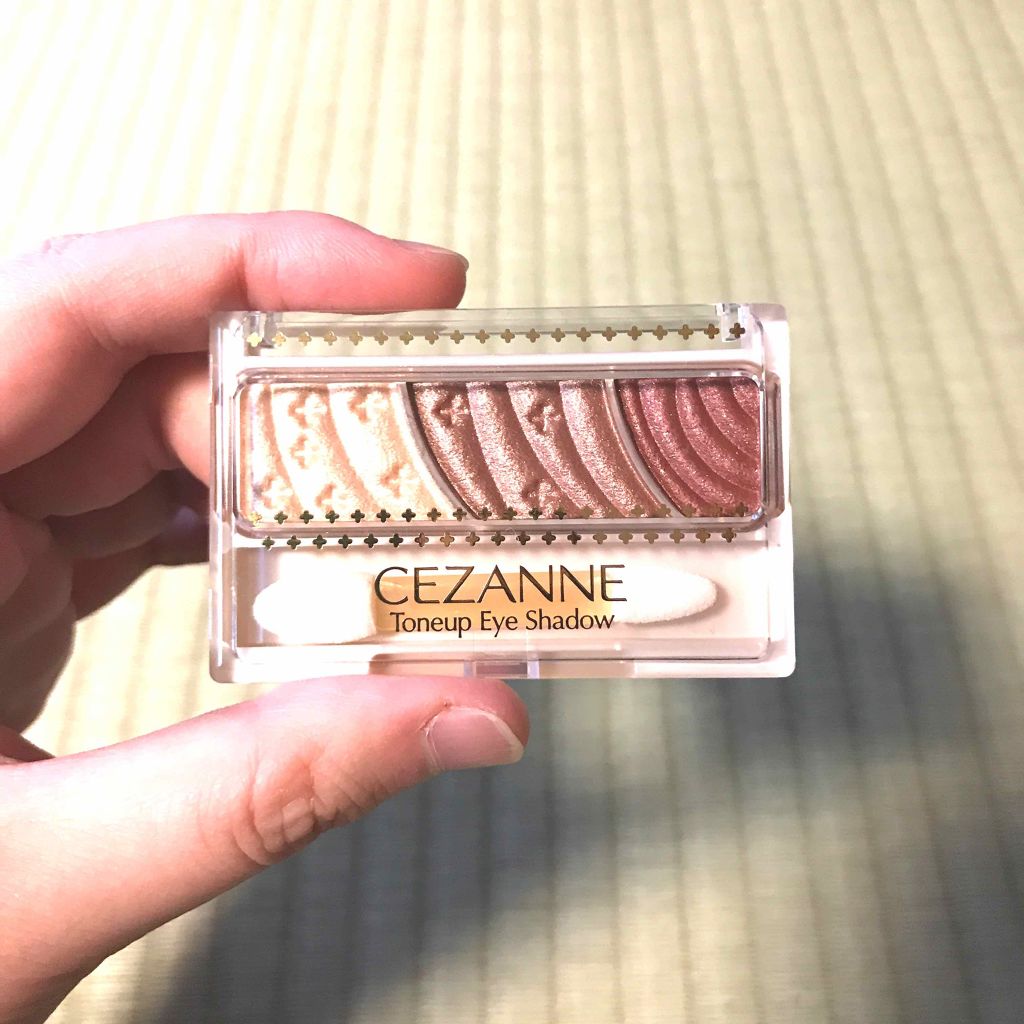 トーンアップアイシャドウ/CEZANNE/アイシャドウパレットを使ったクチコミ(1枚目)