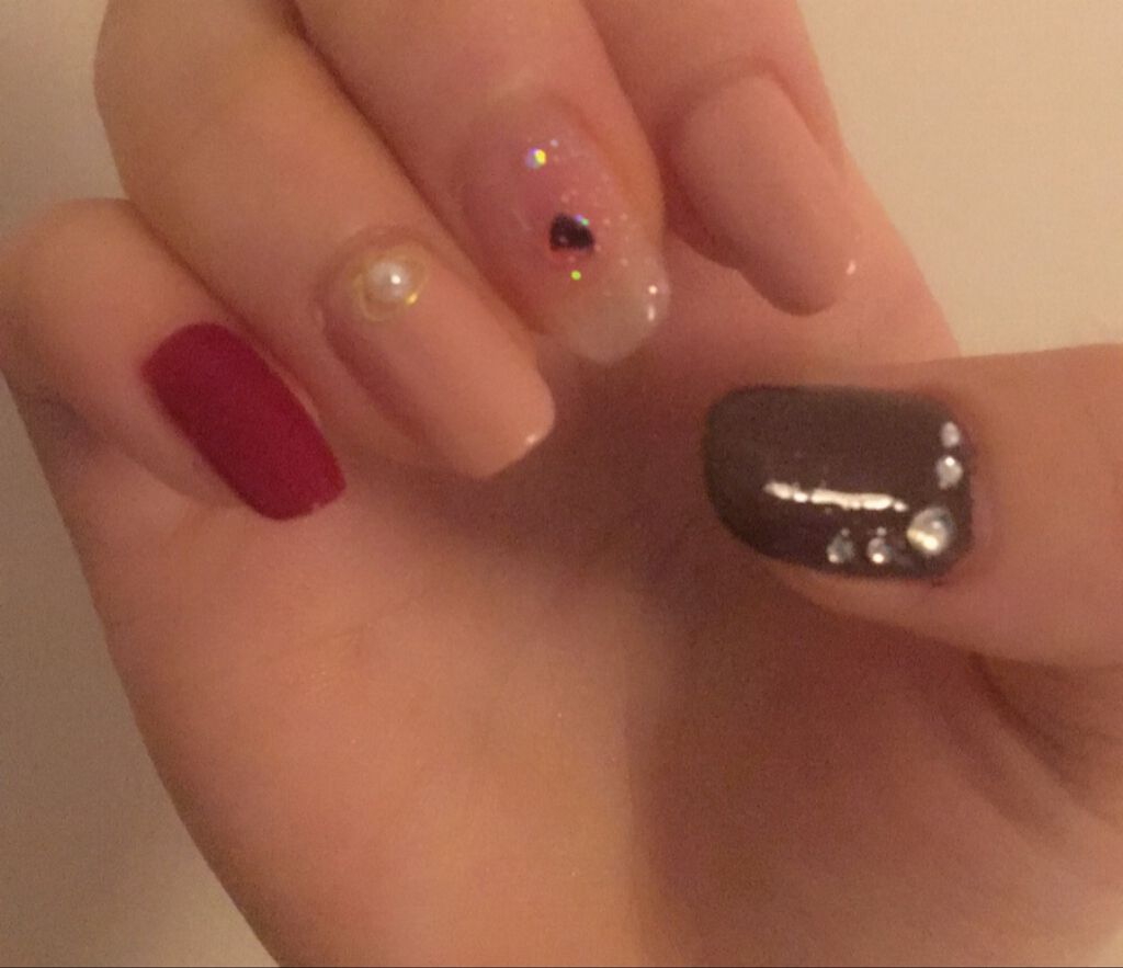 ワイヤー風ネイルアート/キャンドゥ/ネイルシールを使ったクチコミ（3枚目）