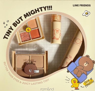 LINE FRIENDS EDITION/rom&nd/メイクアップキットを使ったクチコミ（1枚目）