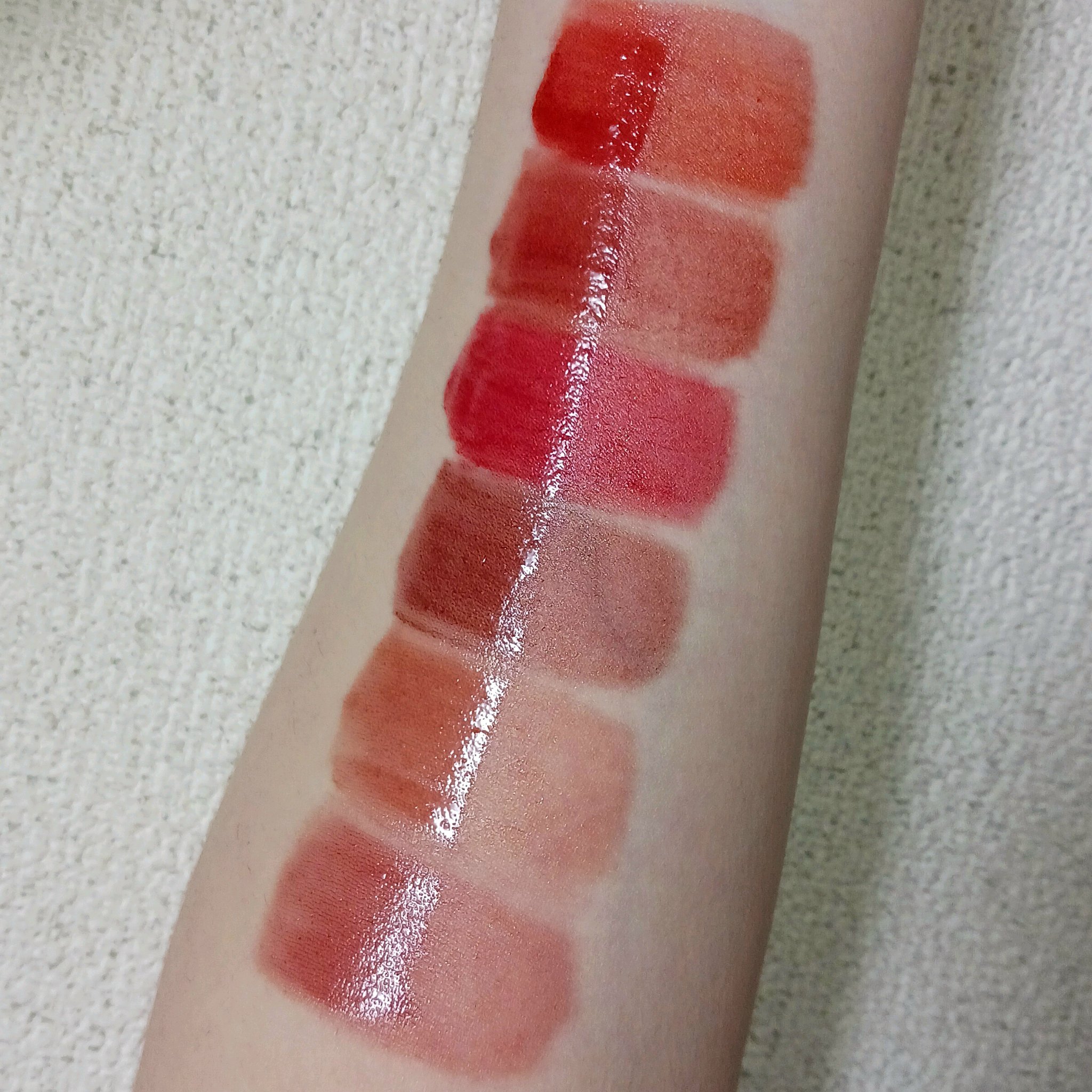 ジューシーラスティングティント/rom&nd/リップティントを使ったクチコミ（3枚目）