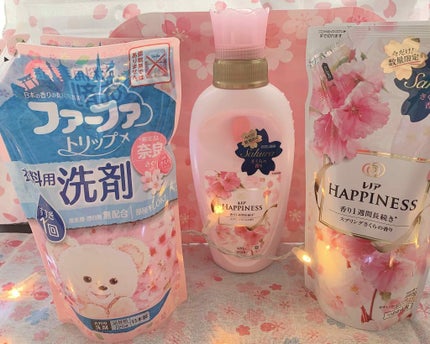 レノアハピネス スプリングさくらの香り/レノア/柔軟剤を使ったクチコミ(1枚目)