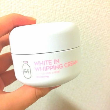 WHITE WHIPPING CREAM(ウユクリーム)/G9SKIN/化粧下地を使ったクチコミ（1枚目）