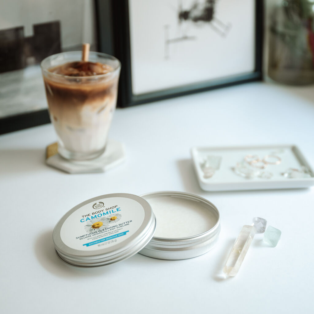 ザボディショップの大人気商品「カモマイル サンプチュアス クレンジングバター」サンプリングキャンペーン実施中🎁（1枚目）