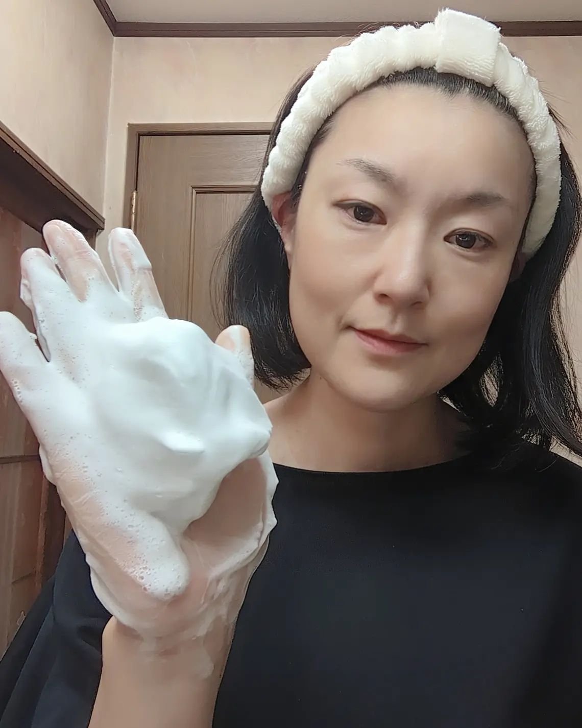 グリーンカーミングブルーレーションクリーンディープクレンザー/obsero/洗顔フォームを使ったクチコミ（3枚目）