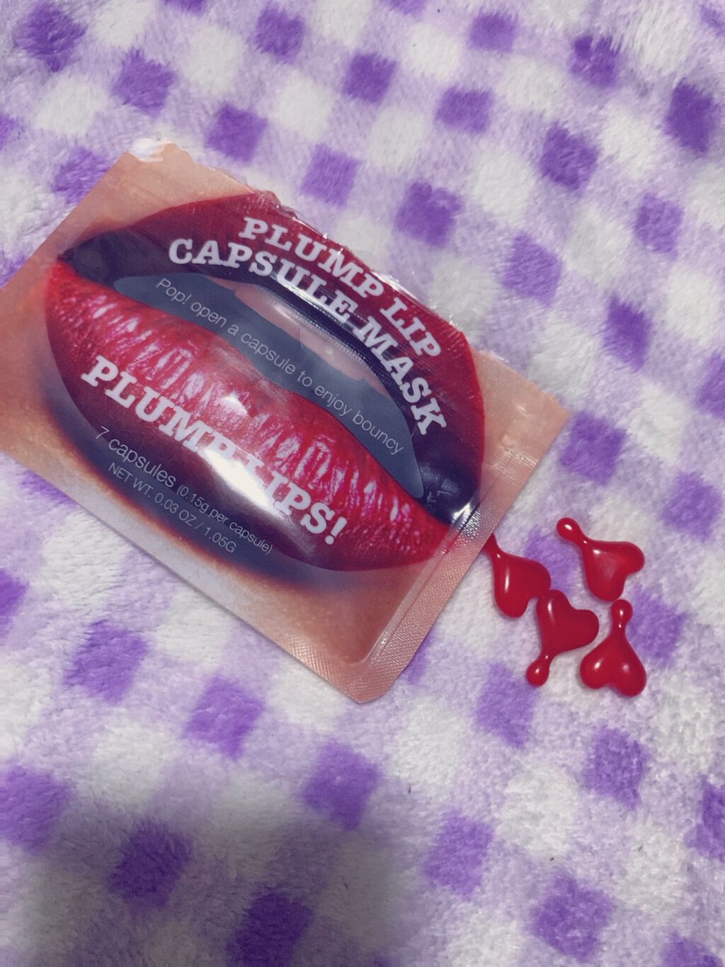 プランプリップ カプセルマスク/KOCOSTAR(ココスター)/リップマスクを使ったクチコミ（2枚目）