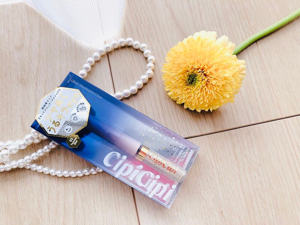 グリッターイルミネーションライナー/CipiCipi/リキッドアイライナーを使ったクチコミ(2枚目)