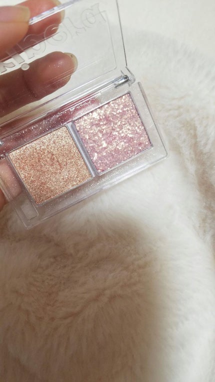 デュオ ポケット グリッター シャドウ/PERIPERA/アイシャドウパレットを使ったクチコミ(2枚目)