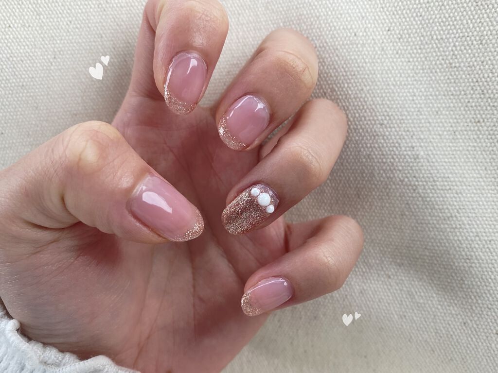 ジェルネイル（ライト対応）/セリア/ジェルネイルを使ったクチコミ（1枚目）