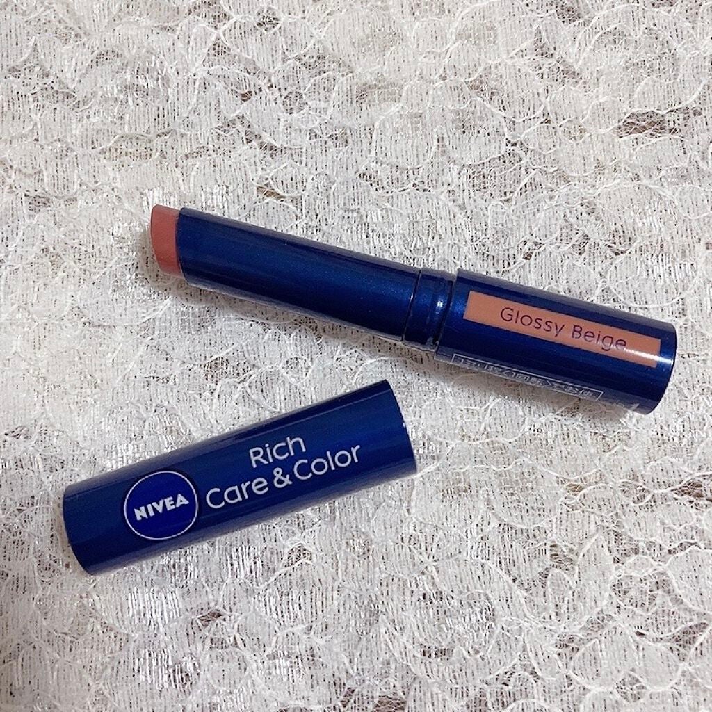 ニベア リッチケア&カラーリップ/ニベア/リップクリームを使ったクチコミ(1枚目)