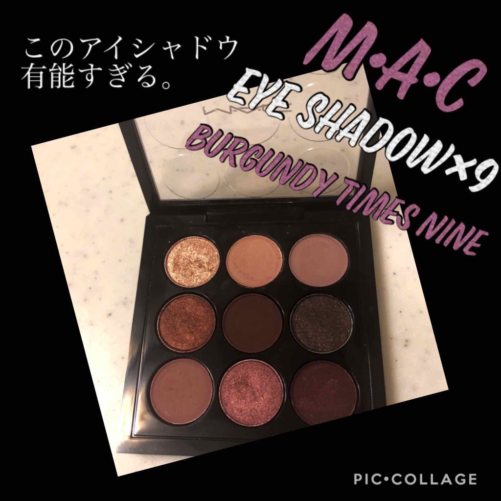 スモール アイシャドウ×9/M・A・C/アイシャドウパレットを使ったクチコミ(1枚目)