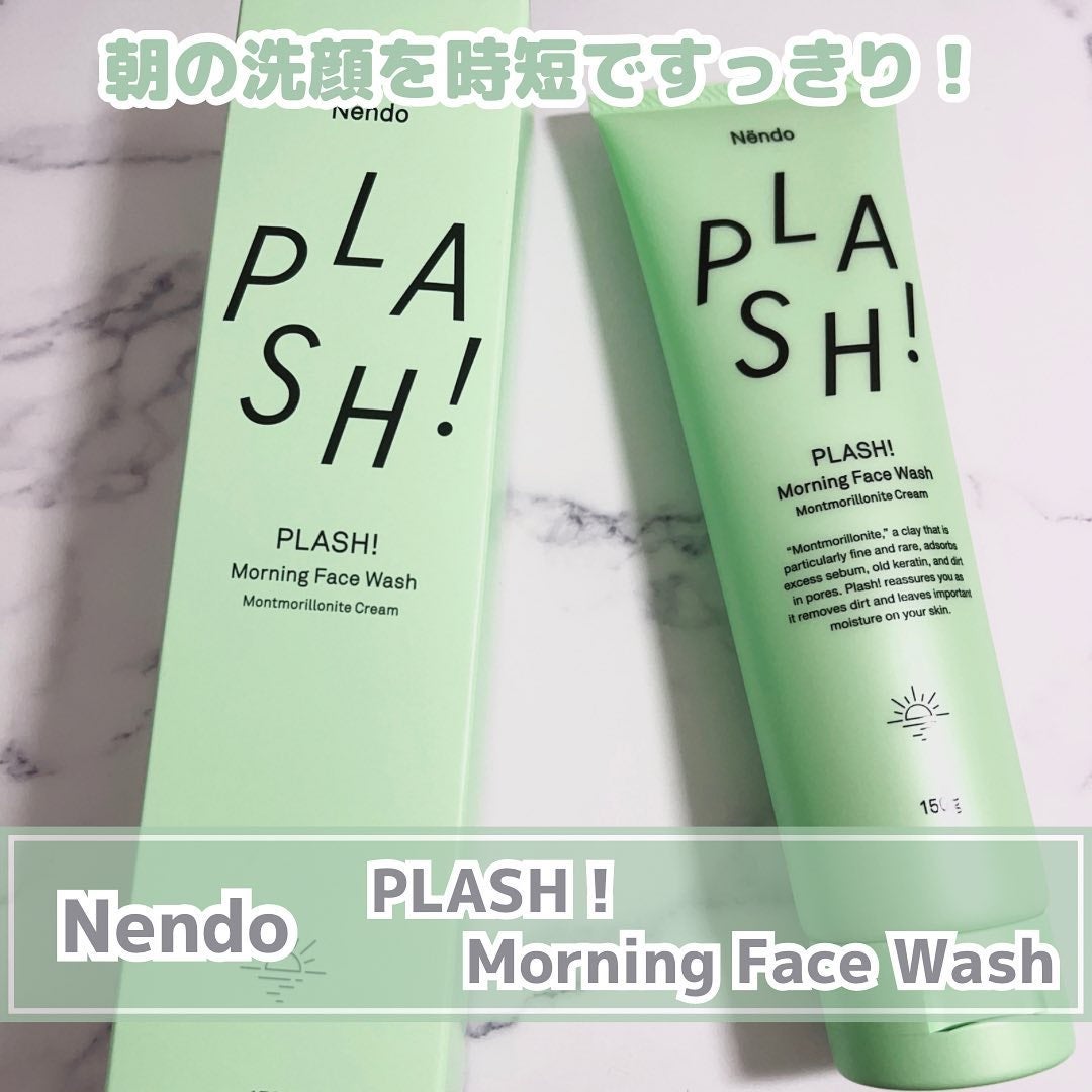 PLASH Morning Face Wash/Nendo/洗顔フォームを使ったクチコミ(1枚目)
