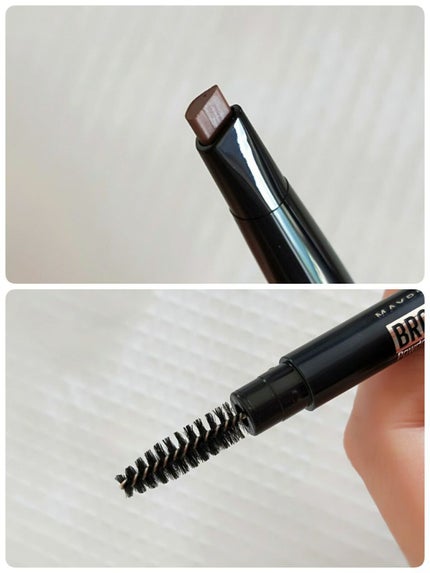 ファッションブロウ パウダーインペンシル N/MAYBELLINE NEW YORK/アイブロウペンシルを使ったクチコミ(2枚目)