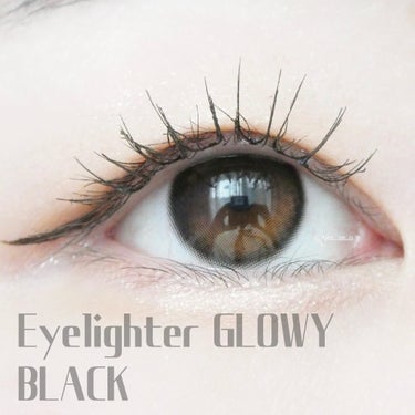 Eyelighter Glowy 1Month ブラック/OLENS/カラーコンタクトレンズを使ったクチコミ（1枚目）