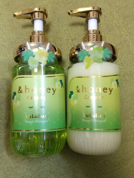 アンドハニー クリーミー ルルルン リペア ペアセット/&honey/シャンプー・コンディショナーを使ったクチコミ(1枚目)