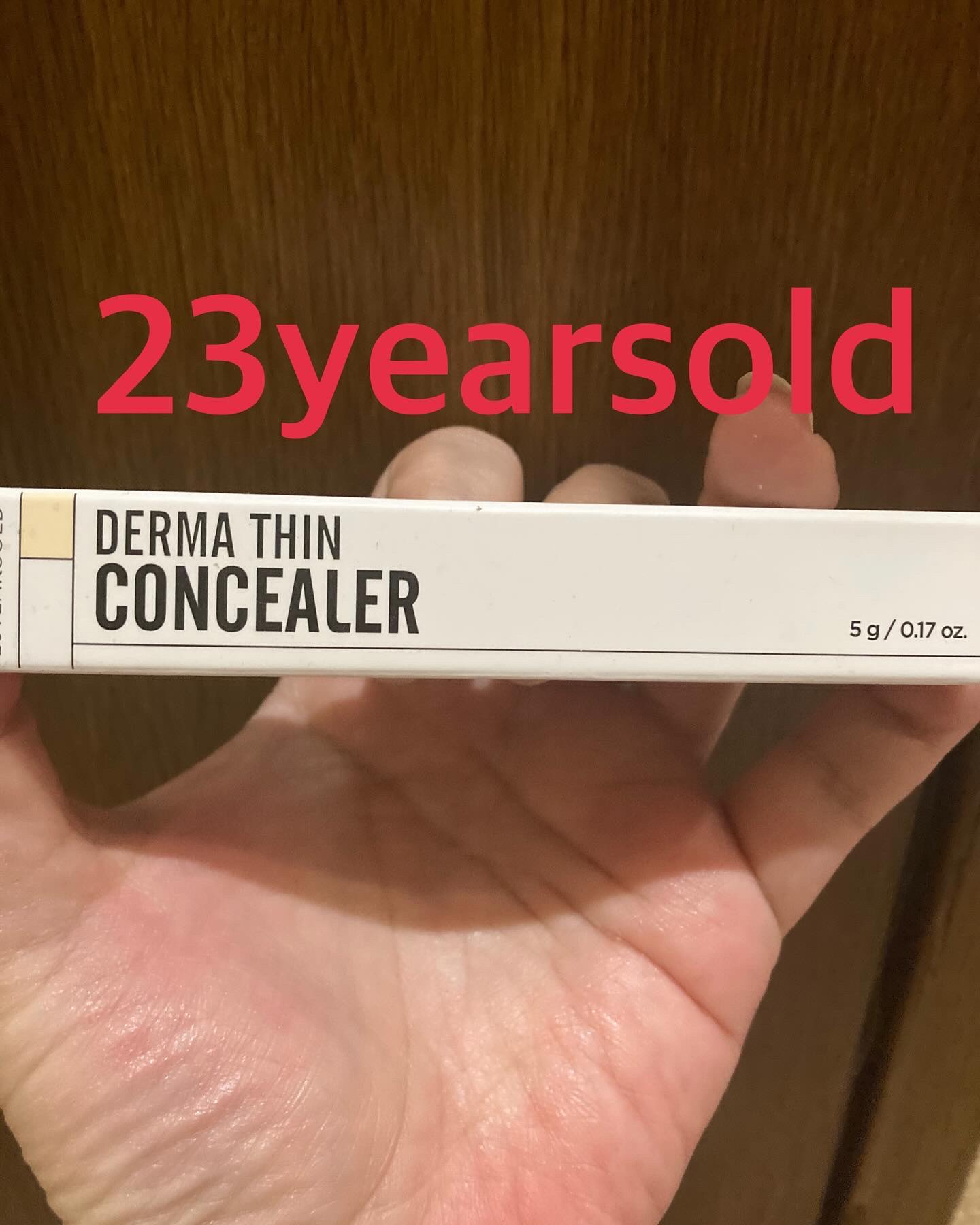 ダーマシンコンシーラー/23years old/リキッドコンシーラーを使ったクチコミ（1枚目）