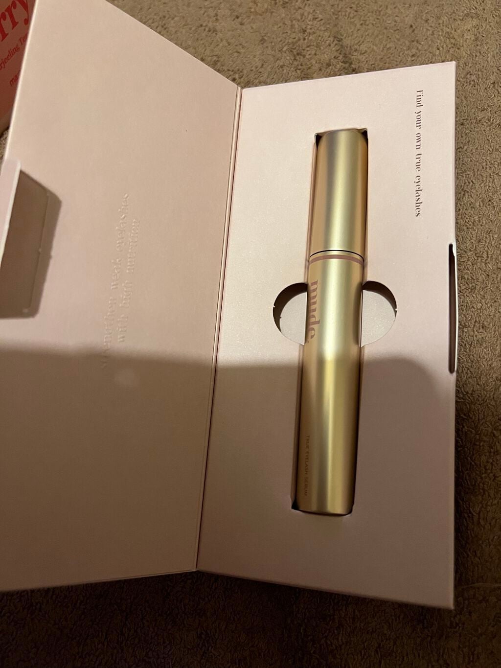 トゥルーアイラッシュセラム/mude/まつげ美容液を使ったクチコミ(2枚目)