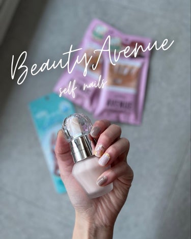 リアルジェルネイルシール ブロンズルチルクォーツ/BEAUTY AVENUE/ネイルシールを使ったクチコミ（1枚目）