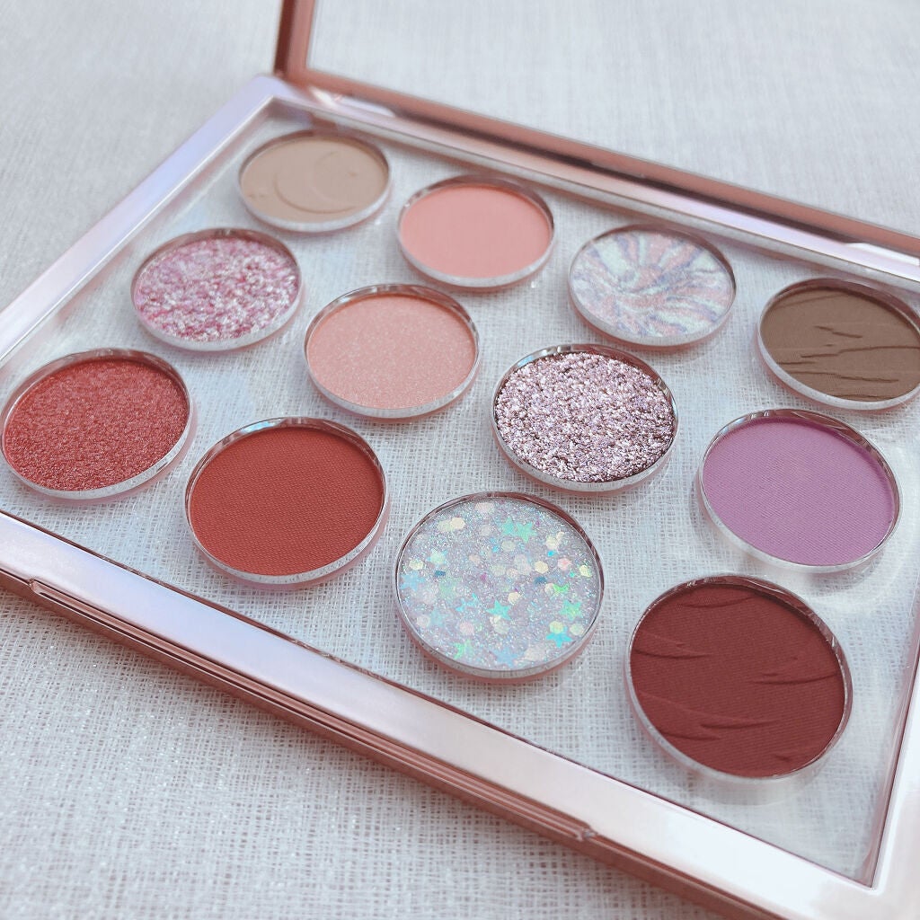 Hexze 12色 アイシャドウパレット プロアイ パレット アイプランナーパレット メイクパレット 高発色/HEXZE(ヘックスゼ)/アイシャドウパレットを使ったクチコミ(6枚目)