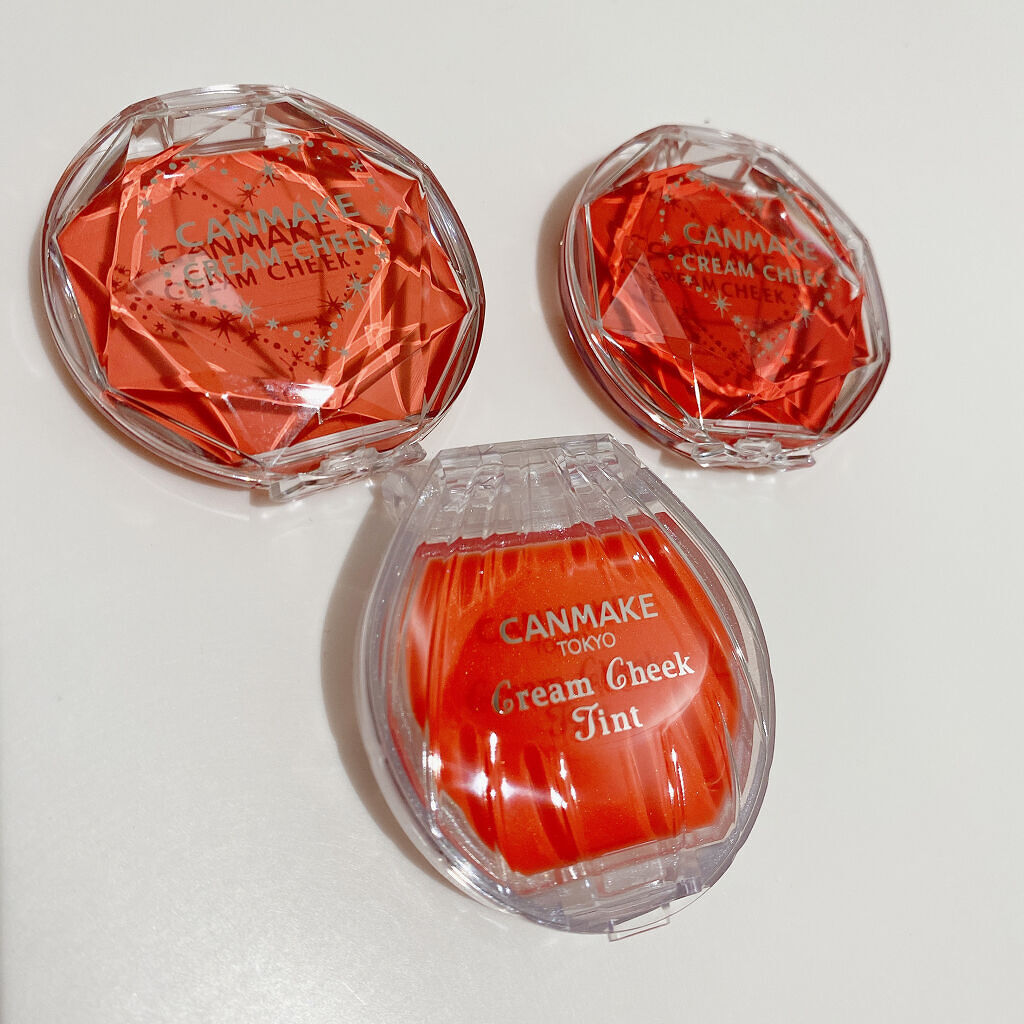 クリームチーク ティント 05 オレンジピューレ/キャンメイク/ジェル・クリームチークを使ったクチコミ（2枚目）