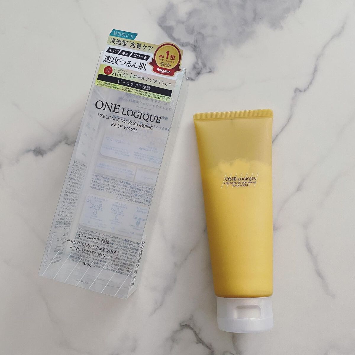 ピールケアVCスクラビングフェイスウォッシュ/ONE LOGIQUE/洗顔フォームを使ったクチコミ（1枚目）
