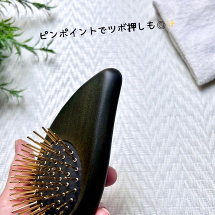 プレミアム FOX カッサ ゴースト ヘアブラシ ブラック/SNOW FOX SKINCARE/ヘアブラシを使ったクチコミ(5枚目)