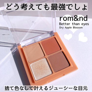 ベターザンアイズ ミュージックシリーズ/rom&nd/アイシャドウパレットを使ったクチコミ（1枚目）