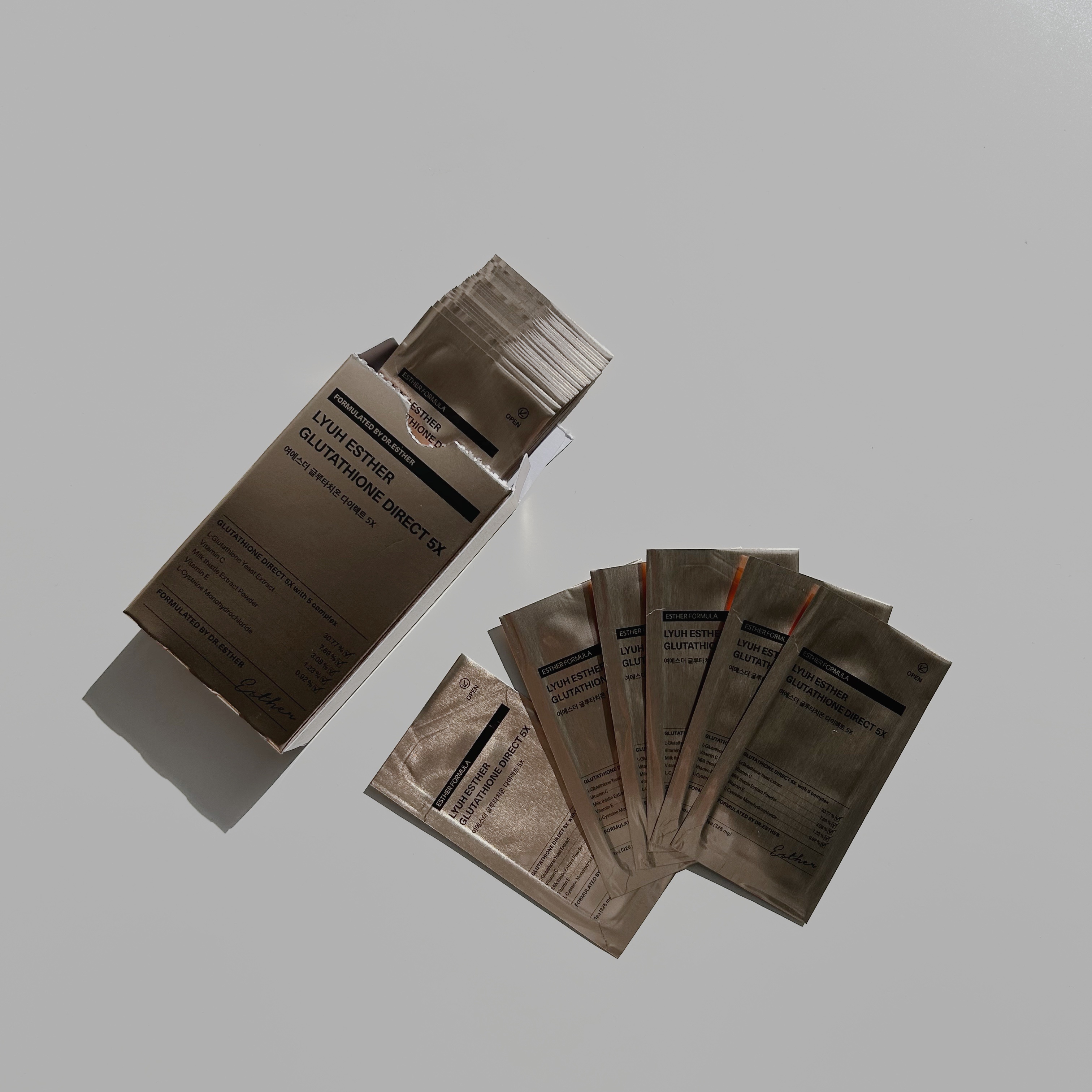 ヨエスターグルタチオンダイレクト５X/ESTHER FORMULA/美容サプリメントを使ったクチコミ（1枚目）