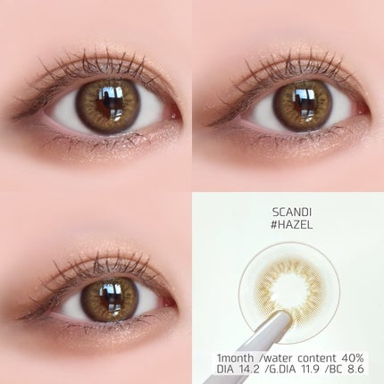 SCANDI(スカンディ)/OLENS/カラーコンタクトレンズを使ったクチコミ(7枚目)