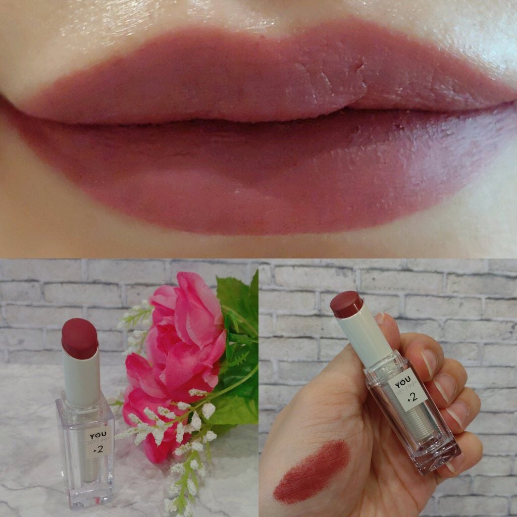 38℃/99℉ LIPSTICK <YOU>/UZU BY FLOWFUSHI/口紅を使ったクチコミ(1枚目)