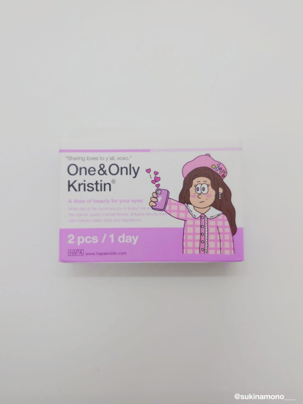 One & Only Kristin/Hapa kristin/カラーコンタクトレンズを使ったクチコミ（3枚目）