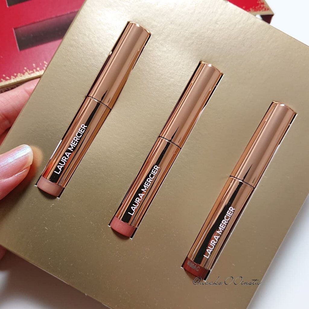 ローズグロウ リフレクションズ キャビアスティック トリオ/ローラ メルシエ/スティックアイシャドウを使ったクチコミ（3枚目）