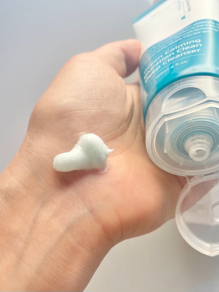 グリーンカーミングブルーレーションクリーンディープクレンザー/obsero/洗顔フォームを使ったクチコミ(2枚目)