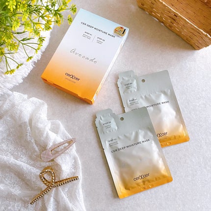 ディープモイスチャー マスク (ケアクリーム付き)/cerXcer/シートマスク・パックを使ったクチコミ(6枚目)