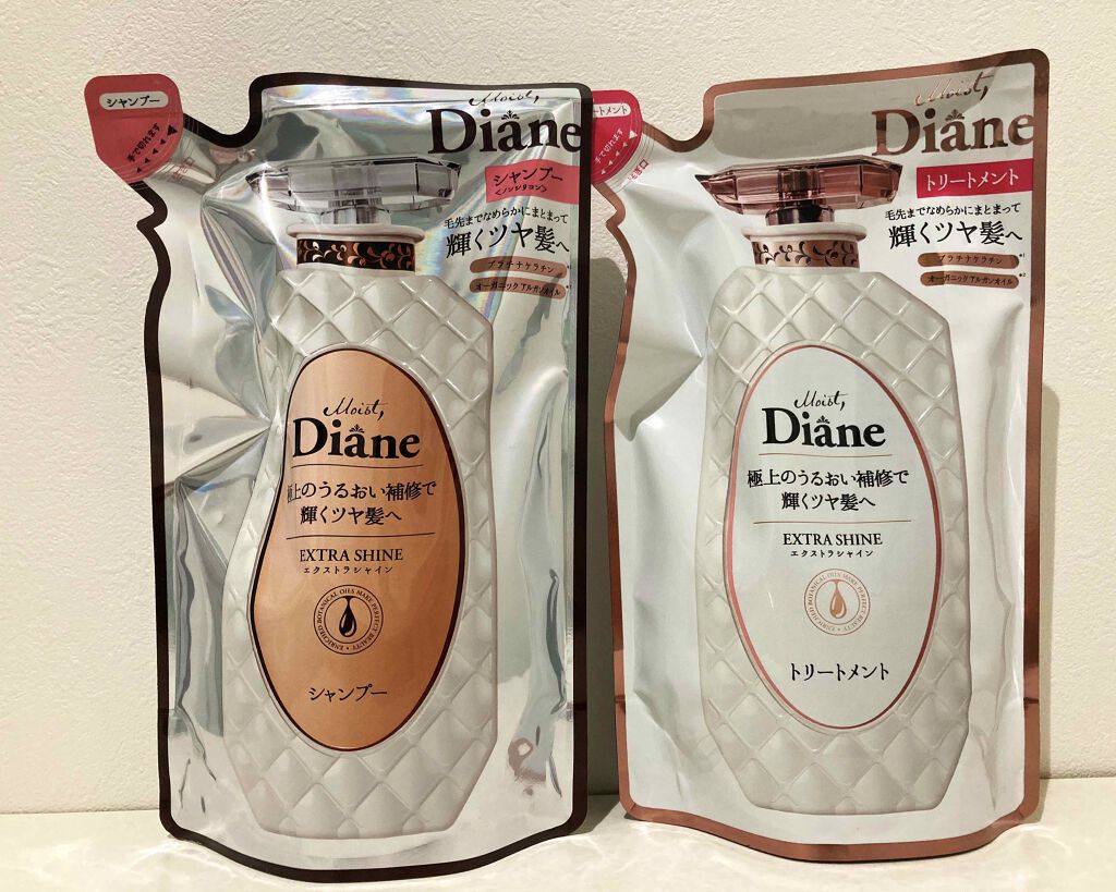 パーフェクトビューティ モイストダイアン エクストラシャイン シャンプー/トリートメント/ダイアン/市販シャンプーを使ったクチコミ(1枚目)