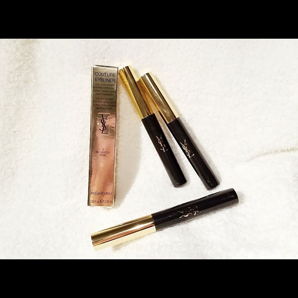 リキッドクチュール アイライナー/YVES SAINT LAURENT BEAUTE/リキッドアイライナーを使ったクチコミ（1枚目）