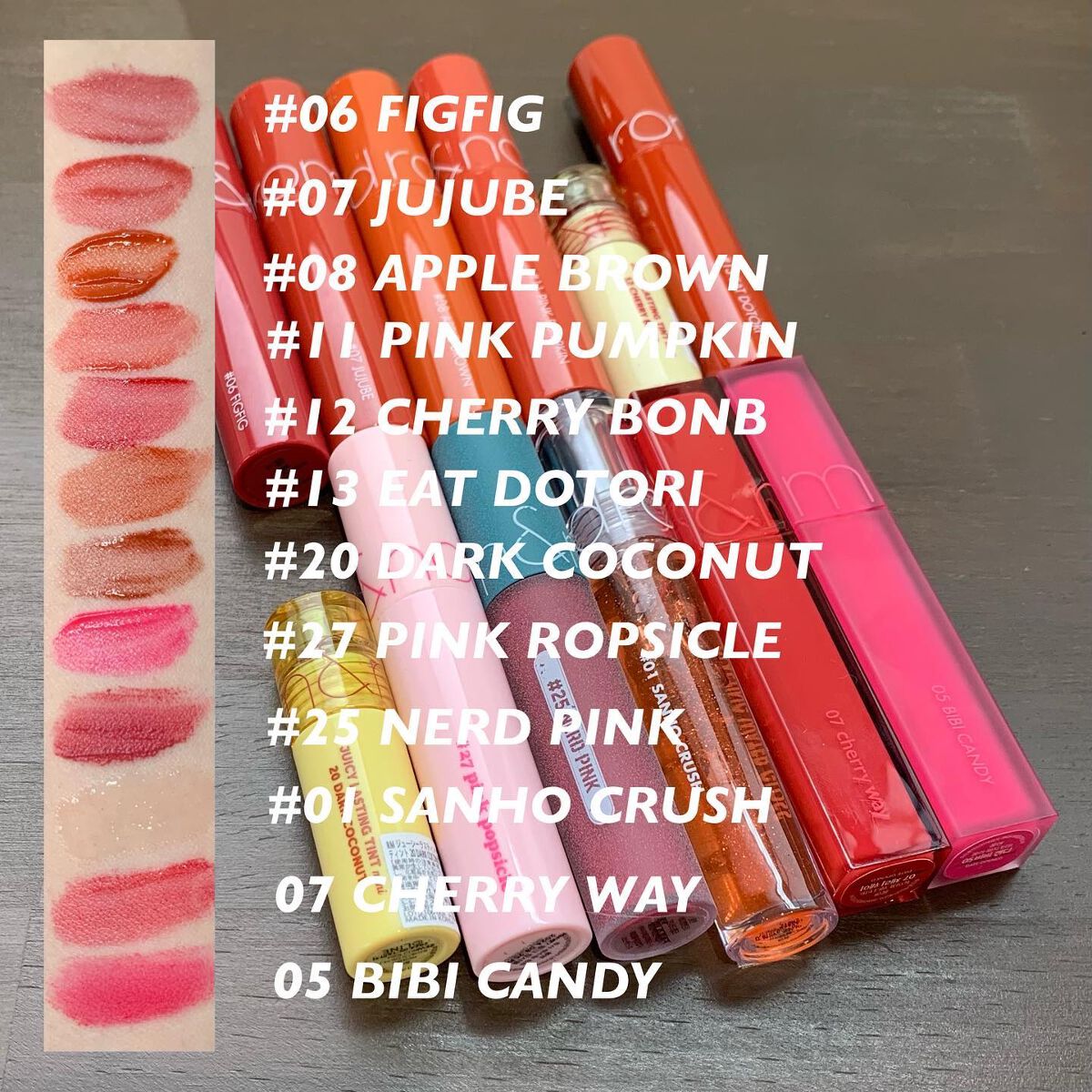 グラスティングウォーターグロス/rom&nd/リップグロスを使ったクチコミ（3枚目）