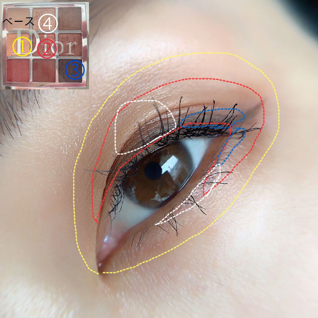 ディオール バックステージ アイ パレット/Dior/アイシャドウパレットを使ったクチコミ（2枚目）