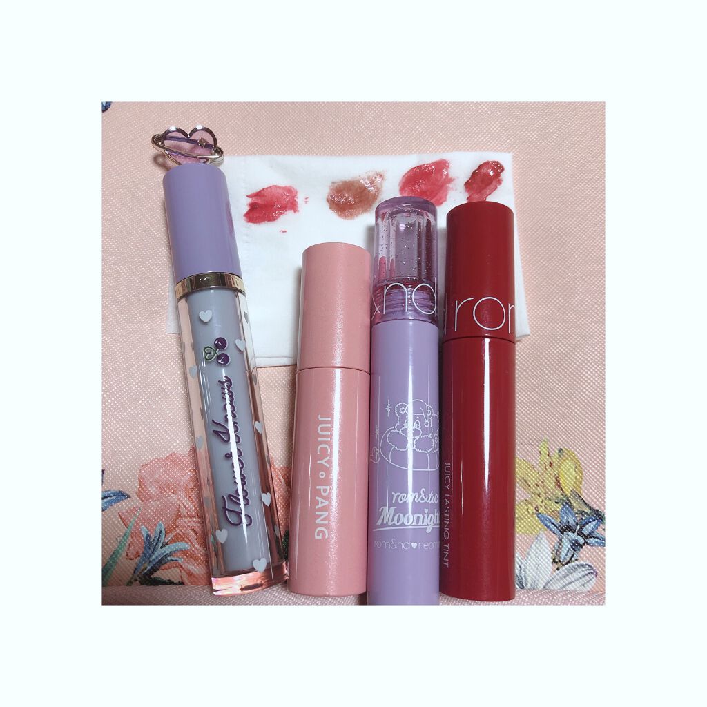 グリスニングウォータリングティント/FlowerKnows/リップティントを使ったクチコミ(4枚目)